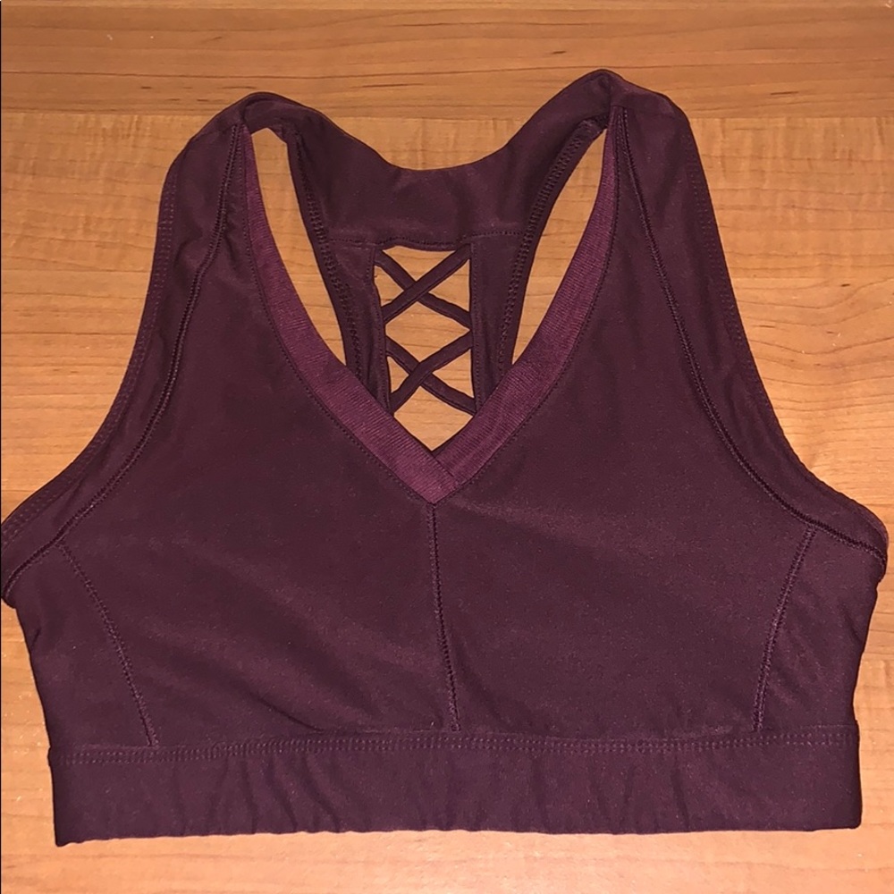 Avia Burgundy Sports Bra